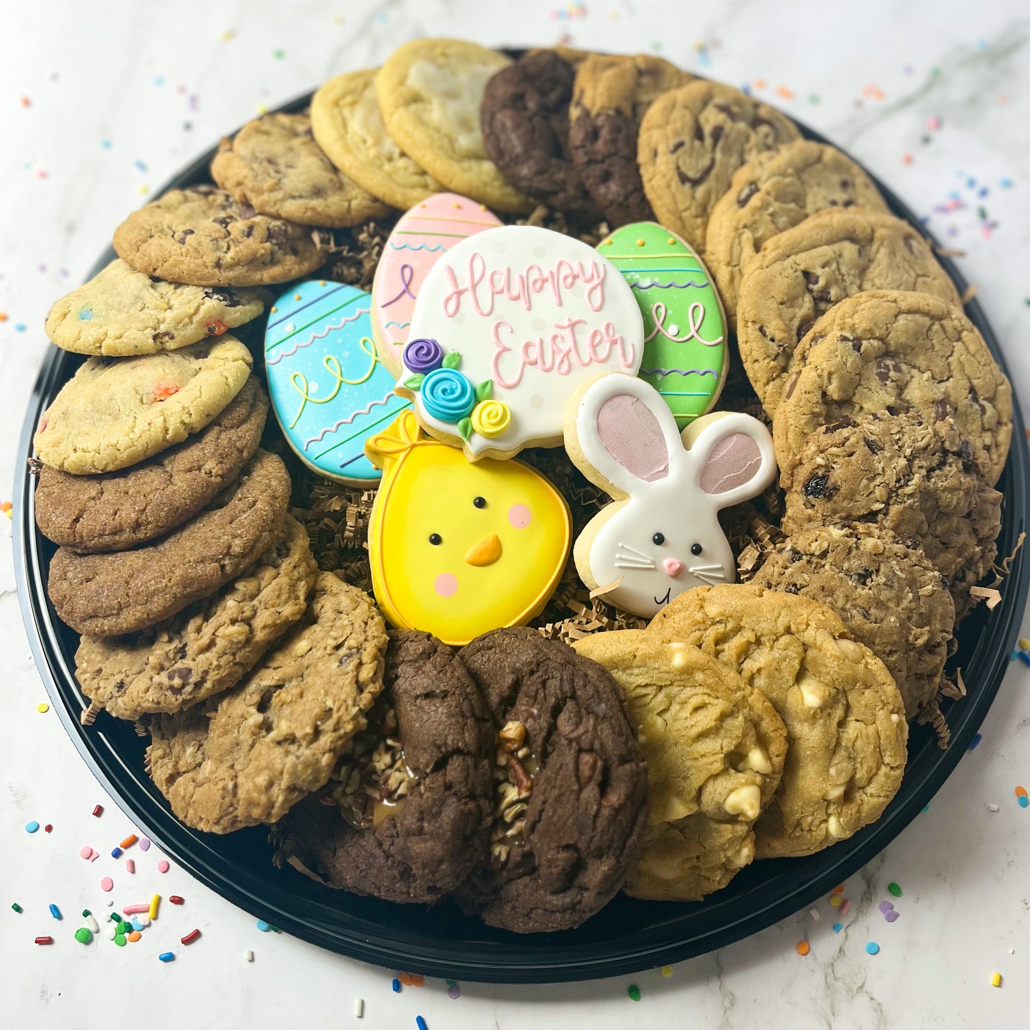 Easter Cookie Catering Tray (Medium - 30 cookies)