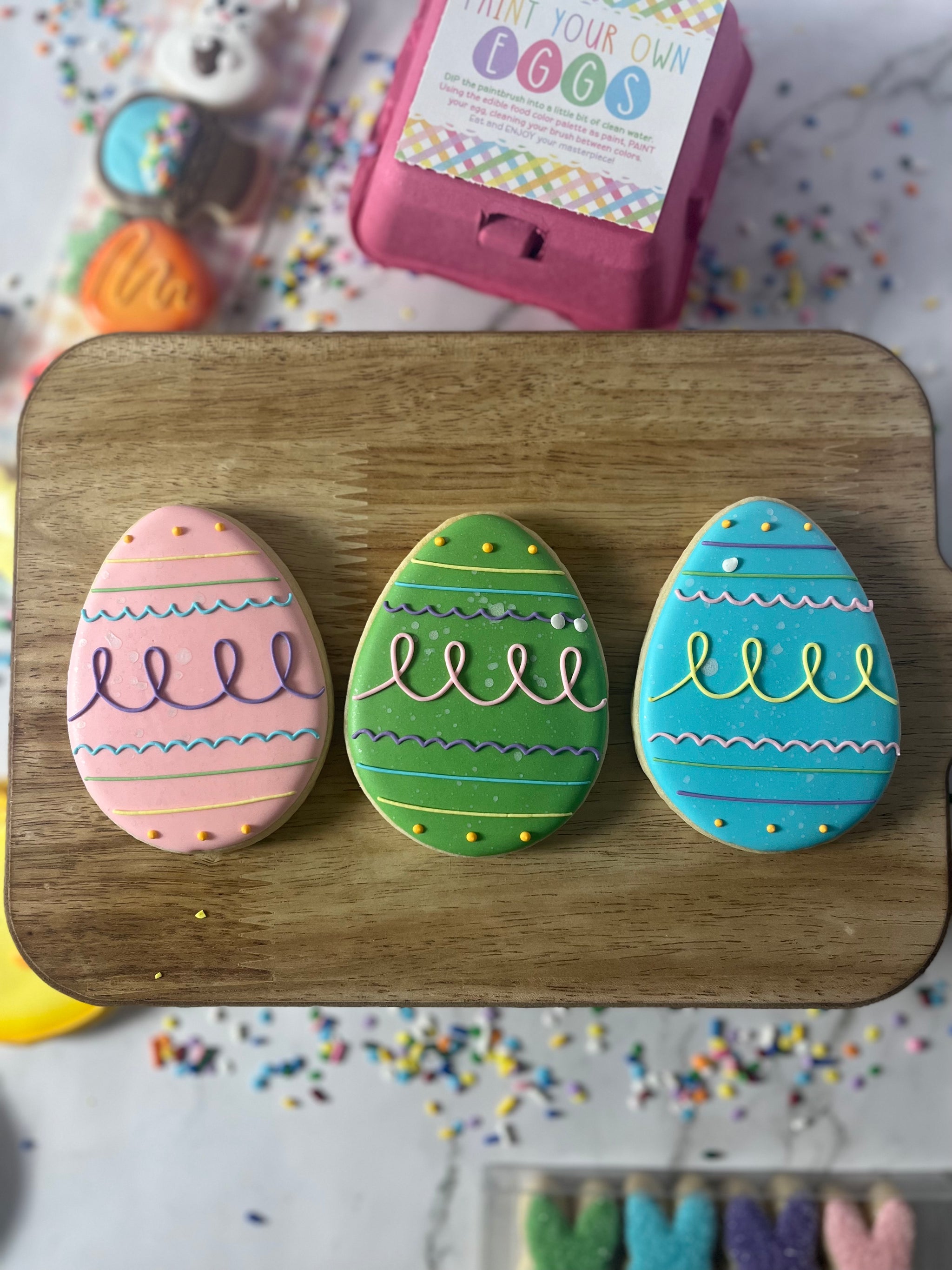 Paint Your Own Easter Eggs in Egg Carton